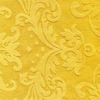 Látka s florálním ornamentem BD25 zlatožlutá